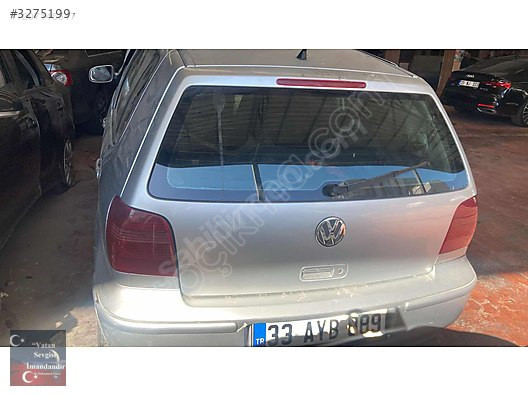 2001 VOLKSWAGEN POLO ARKA BAGAJ (DOLU)