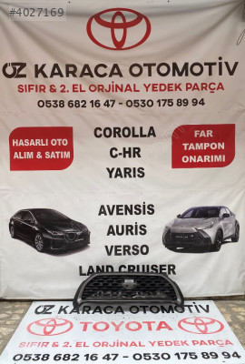 2020-2025 TOYOTA COROLLA CROSS ÇIKMA ORJİNAL ÖN PANJUR