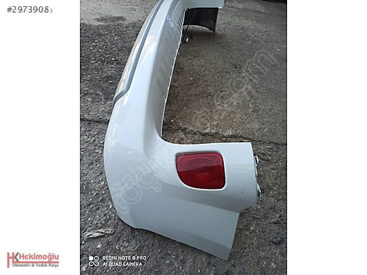 RENAULT KANGOO 4 ARKA TAMPON BEYAZ SENSÖRSÜZ HATASIZ DİREK TAK