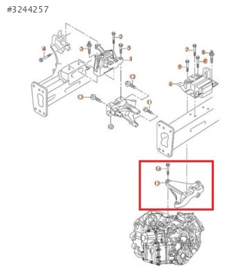 VOLKSWAGEN JETTA- 6- 14/18; ŞANZUMAN BAĞLANTI KULAĞI (7 İLER