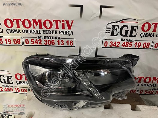 PEUGEOT RİFTER ORJINAL SAĞ FAR LEDLİ MERCEKLİ
