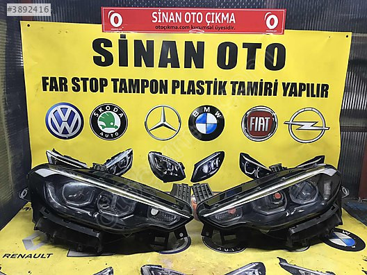 FİAT EGEA LEDLİ MERCEKLİ SAĞ SOL FAR ORJİNAL ÇIKMA HATASIZ