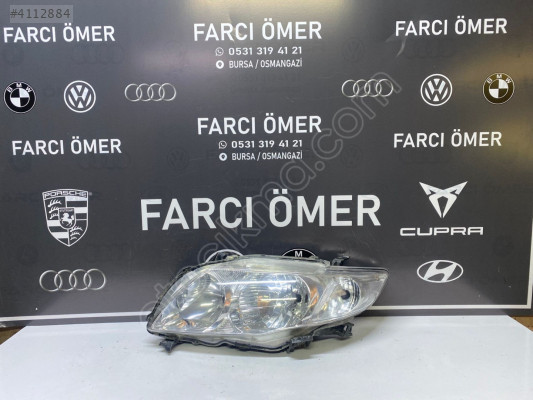 TOYOTA COROLLA SOL ÖN FAR ORJİNAL