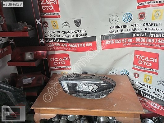 MERCEDES A180 A200 ORJİNAL ÇIKMA SOL FAR