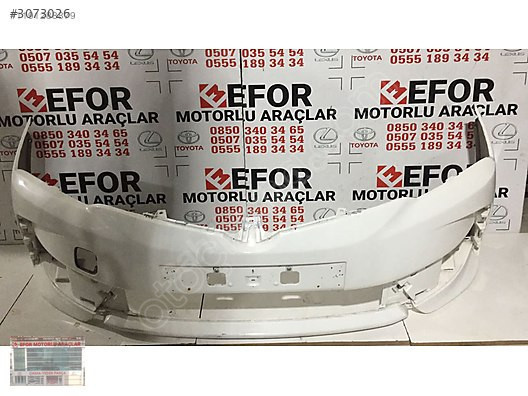 TOYOTA COROLLA ÖN TAMPON ÇIKMA ORİJİNAL PARÇA 2016-2018