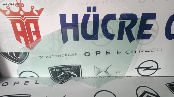 PEUGEOT 3008 OPEL GRANDLAN ÖN SOL KAPI CAMI 9811414280