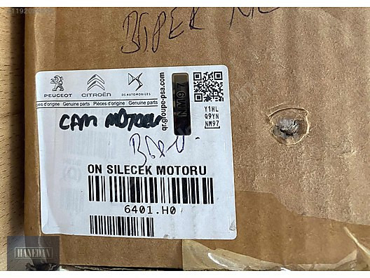 CİTROEN NEMO ÖN SİLECEK MOTORU 640.H0