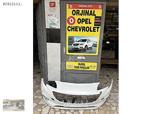 Opel corsa e beyaz renk çıkma ön tampon ORJİNAL OTO