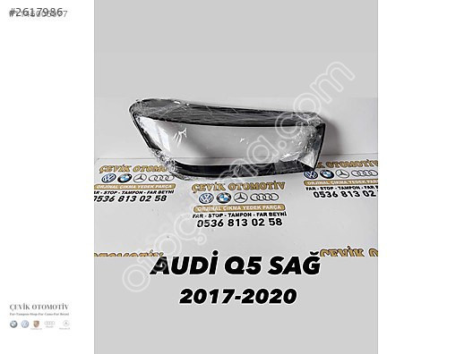 AUDİ Q5 2017-2020 SAĞ FAR CAMI