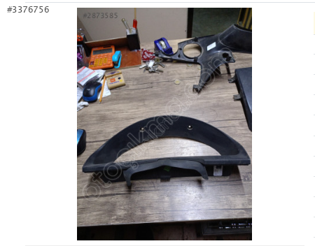 KİA Sorento 04 10 model gösterge saati çerçevesi çıkma orijinal
