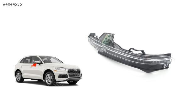 80A949102 AUDI Q5 15  AYNA SINYALI SAG
