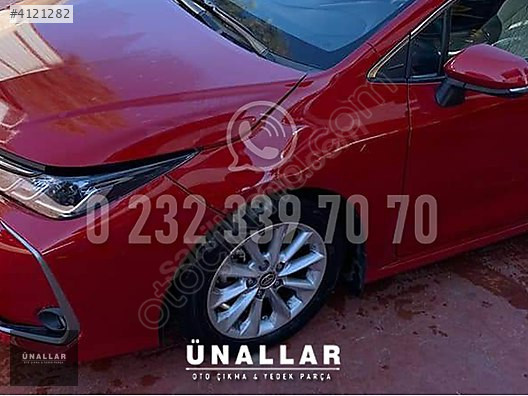 TOYOTA COROLLA SOL ÖN ÇAMURLUK ve TÜM AKSAM| ÜNALLAR OTO ÇIKMA |