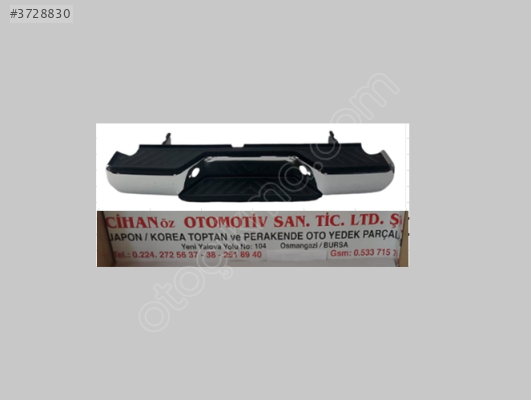 Nissan Navara Nikelajlı Arka Tampon 2006 2014 86510-JR00A