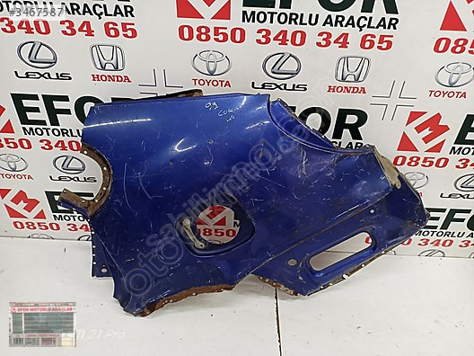 TOYOTA COROLLA HB SOL ARKA ÇAMURLUK ÇIKMA ORİJİNAL 1999-2000