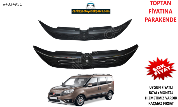 FİAT DOBLO 4 2014ÖN PANJUR SİYAH VEYA KROM CİTALI SIFIR 73561863