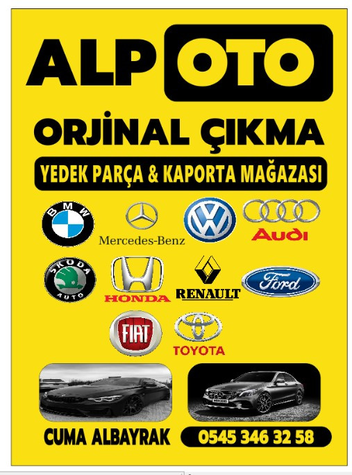 Alp Oto Orjinal Çıkma ve Yedek Parça